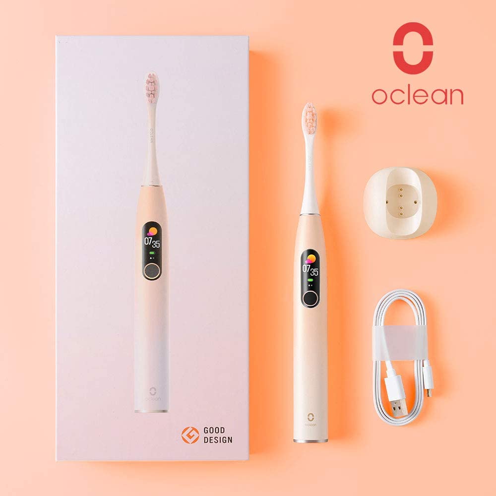 Oclean X Pro Cepillo de dientes sónico inteligente Pantalla táctil a color OLED